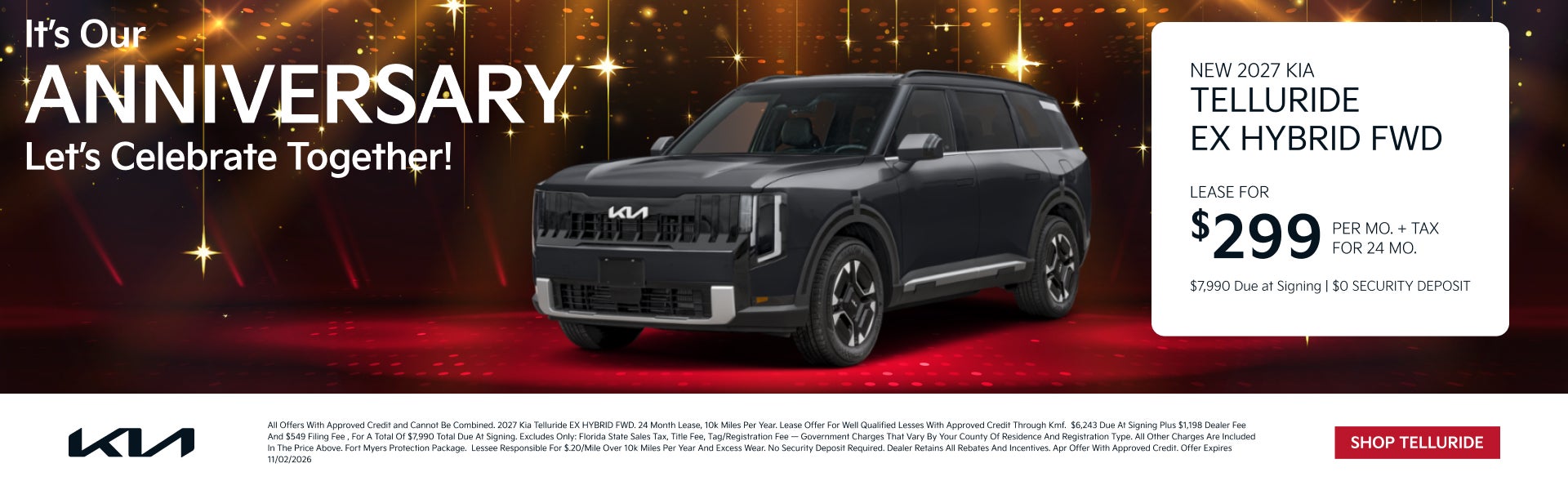 NEW 2026 KIA TELLURIDE EX HYBRID FWD